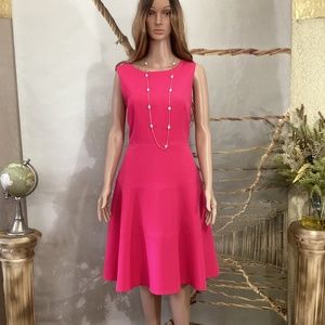 Jones studio pink asymmetrical dress